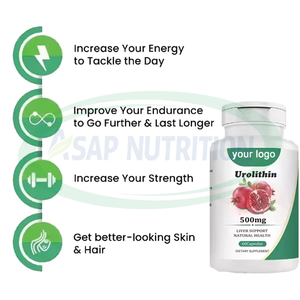 ASAP Private Label Urolithin a Cápsulas de suplemento de belleza 500mg Grado cosmético liposomal - Product Image 4