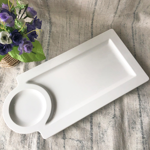 Ensemble de vaisselle écologique Rectangle, pièces, plateau en plastique, assiettes grises indiennes, vente en gros - Product Image 5