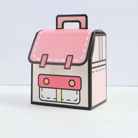 Boîte à bonbons en forme de sac d'école de lapin de dessin animé