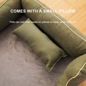 Offre Spéciale fabricant fait à la main luxe doux calmant chien géant lit tapis pour animaux de compagnie réversible lavable <span class=keywords><strong>coussin</strong></span> de haute qualité - Product Image 5