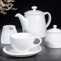 Service de table en porcelaine PITO Factory, personnalisé, blanc, en forme de bobine, pour dîner complet, banquet, mariage