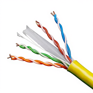 สายเคเบิลอีเธอร์เน็ตสำหรับงานภายนอกอาคาร Cat6 305 เมตร 23Awg 0.56 มม. UTP Shield ทองแดงแท้ หุ้ม PVC RJ45 คุณภาพดีที่สุด ราคาโรงงาน บรรจุกล่อง - Product Image 2