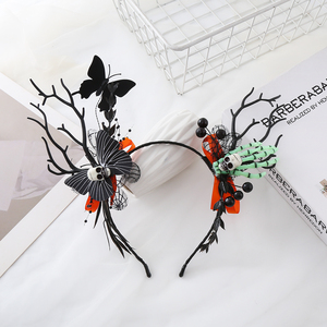 <strong>2026</strong> Cartoon Skull Skeleton Hairband Kids Cosplay Ghost <strong>Headband</strong> Party Hair Accessories Halloween Party Head Band - Product Image 3