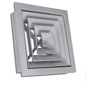 Aluminum Alloy Ventilation Grille Rectangle 3/8 In Bar Spacing Wall Mount Air Inlet Minimalist Design - Product Image 2