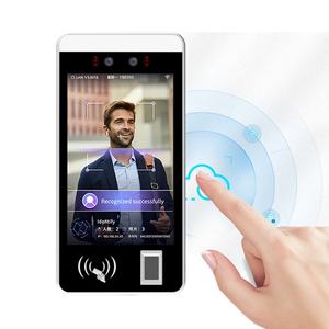8 İnç Biyometrik Katılım Sistemi Yüz Tanıma Parmak İzi Erişim Kontrolü Android NFC WiFi Gece Görüşü Sıfırlama - Product Image 1