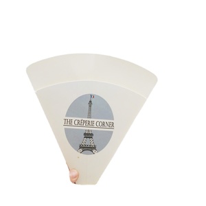 Prendere fuori crepe francese di imballaggio, crepe di carta holder , crepe cono di carta - Product Image 2