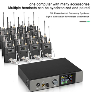 Sistema de Monitoreo Inalámbrico UHF Estéreo K24 de Alta Calidad para Escenario, Grabación, Monitoreo de Ritmo, Baterista, Cantante - Product Image 4