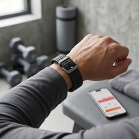Bracelet intelligent ECG sans écran, moniteur de pression artérielle, suivi du sommeil, bracelet de fitness