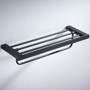 Stainless Steel 6 Pieces Bathroom Accessories Set Wall Mounted <strong>Towel</strong> Rack <strong>Towel</strong> <strong>Hook</strong> for Home Apartment Use - Product Image 2