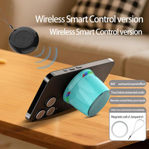 Haut-parleur sans fil magnétique BT 5.3 2026, mini, multicolore, lumière RGB, étanche, <span class=keywords><strong>pour</strong></span> fête, en plastique, <span class=keywords><strong>pour</strong></span> extérieur - Product Image 3