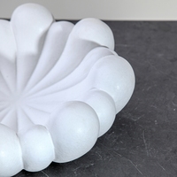Ensemble d'Assiettes et Plats de Luxe en Céramique Faits à la Main, Formes Irrégulières, Sur Mesure pour Dîner et Fruits