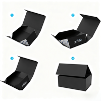 Boîte à dragées rose avec ruban, fermeture magnétique, pliable, personnalisable avec logo, pour demande en mariage demoiselle d'honneur, vente en gros