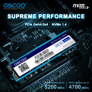 Kecepatan tinggi M.2 NVMe PCIe 4.0 kemasan massal 1TB/2TB SSD kualitas tinggi penyimpanan Internal untuk Desktop & Laptop membaca: 5200MB/dtk - Product Image 6