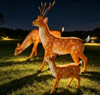 Lampe LED d'extérieur en forme de cygne, luminaire décoratif de jardin en forme d'animal, télécommande, Halloween, Thanksgiving
