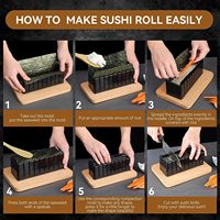 Kit de fabrication de sushis 21 en 1, édition de luxe, outils à sushis, tubo sushi