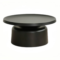 Table basse de salon nordique, table à thé moderne et simple de luxe pour petit appartement, table à thé ronde pour balcon domestique