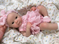 Bébé Reborn en Silicone, Poupée Réaliste de 13 Pouces, Lavable, Cadeau pour Fille, Vente en Gros Usine, Ensemble Complet de Poupée Reborn Entièrement en Silicone Solide