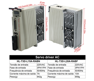 Kit de Motor Servo de 220V 400w 750w 1000w con Comunicación RS485 para CNC, desde Almacén Brasileño - Product Image 5