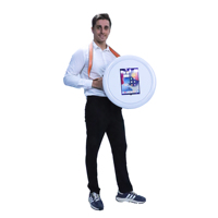 MWE Wedding Selfie Handheld Roaming Photo Booth Portable Party Event Rgb Ring Light Ipad PhotoBooth With Software Control