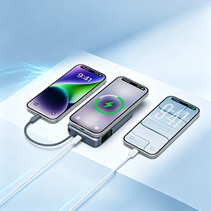 พาวเวอร์แบงค์แม่เหล็กไร้สาย 10000mAh ชาร์จเร็ว PD22.5W สาย Type-C ในตัว หน้าจอ TFT พร้อมขาตั้งโทรศัพท์ พกพาสะดวก - Product Image 6
