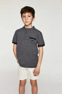 Cuello clásico de primera calidad en contraste Nuevo diseño Cómodo Kid Camisetas para venta al por mayor - Product Image 2