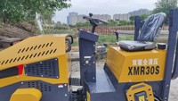 Mini-compacteur vibrant d'occasion 3 tonnes XMR30S à double tambour, modèle original