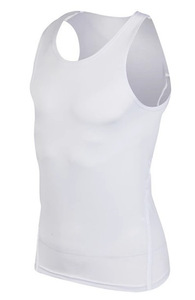 Canotta Sportiva Modellante da <span class=keywords><strong>Uomo</strong></span>, T-Shirt Senza Maniche a Compressione, <span class=keywords><strong>Gilet</strong></span> <span class=keywords><strong>Sportivo</strong></span> Contenitivo per Ginecomastia, Modellante Ionico - Product Image 5