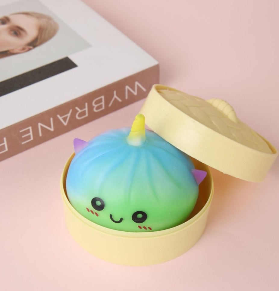 Unicorn Blue Bun (with Steamer Basket)