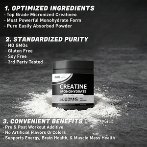 Creatina Monohidrato en Polvo OEM, Ganador de Masa Muscular, Proteína, Suplementos Dietéticos Nutricionales para Adultos, Potenciador de Creatina, Energía Muscular - Product Image 4