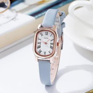 Relojes de Mujer Modernos, Relojes de Pulsera de Cuero Más Vendidos, Estilo Coreano Fresco y Lindo, Relojes de Cuarzo de Moda Estilo Estudiantil - Product Image 4