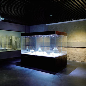Hot Selling One-Stop Optimal Museum Panorama Glas Sammlung Vitrine Custom Vitrine <span class=keywords><strong>Display</strong></span> mit <span class=keywords><strong>LED</strong></span>-Beleuchtung - Product Image 1