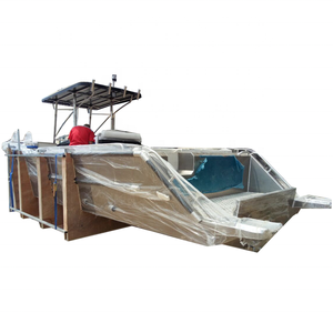 Bote <span class=keywords><strong>de</strong></span> Aluminio <span class=keywords><strong>de</strong></span> 9.7m con Techo Rígido y Consola Central para el <span class=keywords><strong>Mar</strong></span>, Certificado CE - Product Image 5