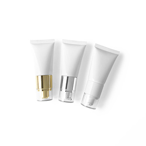Custom Logo 30ml 40g White Empty <b>Vacuum</b> <b>Pump</b> Squeeze Tube Packaging Lotion Cosmetic Tube Liquid Foundation Lotion BB Cream Tube - Product Image 1