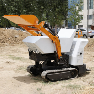 Minidumper Cingolato Idraulico Economico Prezzo di Fabbrica, Caricatore Cingolato con Scatola del Cambio, Cingoli in Gomma, Motore a Benzina, Alta Efficienza - Product Image 5