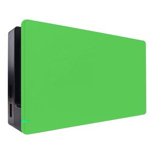 Carcasa de Repuesto Personalizada Verde EXtremeRate con Agarre Suave al Tacto para la Base de Carga de Nintendo Switch - Product Image 1