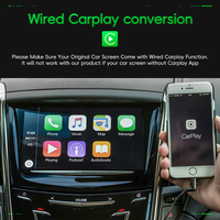 Adaptador Inalámbrico Carplay Plug & Play, USB Mirror Link, Dongle Portátil para Auto