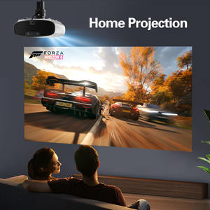 Projecteur LED intelligent 1080P <span class=keywords><strong>Q7</strong></span> avec mise au point automatique et correction trapézoïdale, Google TV, prise en charge du jeu sans fil 4K, home cinéma portable pour chambre à coucher - Product Image 3