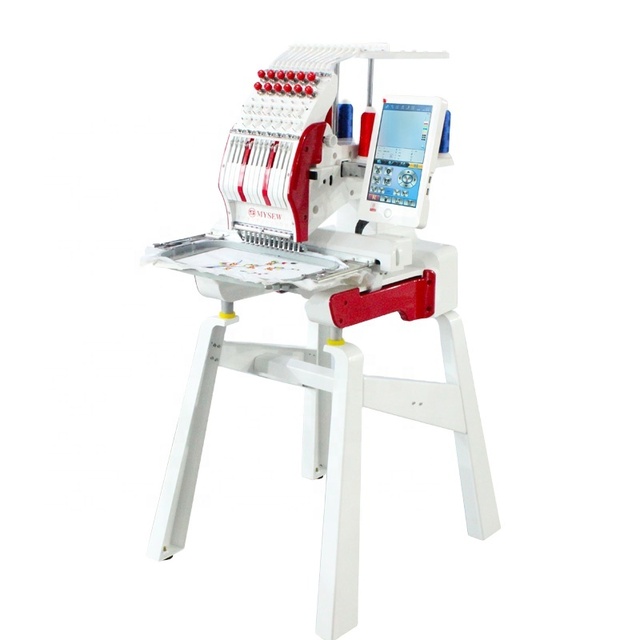 MYS120N  Industrial Single Head Industrial Embroidery Machine 12 Needle for Computerized Price Hat Embroidery Machine