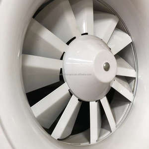 Diffuseur d'air tourbillonnant en aluminium réglable OEM ODM, design industriel moderne, montage mural, grille de ventilation motorisée - Product Image 3