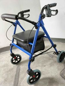 Andador Ligero de Aluminio <span class=keywords><strong>para</strong></span> Adultos, Plegable, Compacto, Ahorra Espacio, Altura Ajustable, <span class=keywords><strong>para</strong></span> Personas Mayores o con Parálisis Cerebral - Product Image 6