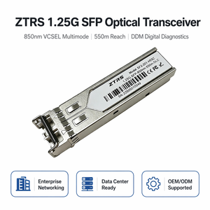 Vente Flash Stock en Gros ZTRS Module Optique SFP 1.25Gbps 1550nm 40km SM Duplex SC DDM pour Déploiement Longue Portée FTTH - Product Image 2