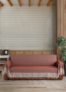 Toalla turca de Waffle profundo, manta de playa, 100% algodón, pedestal, hammam, sofá de cama decorativo tejido de Color Beige - Product Image 6