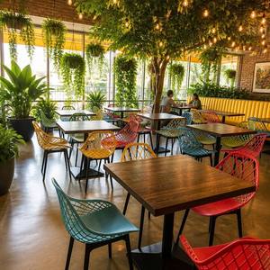 Luxury Commercial Furniture Modern Style Cafe <b>Bench</b> Couch Seating Colorful Chairs Customized Restaurant Sets - Product Image 3