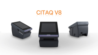 Terminal de point de vente Citaq 8 pouces tout-en-un, tablette Android, imprimante thermique, écran tactile capacitif, ARM Cortex-A53, 1 Go de RAM + 8 Go de ROM, garantie 3 ans