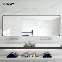 Verre miroir trempé argenté de 6mm en gros Miroir en aluminium transparent coloré de 3mm à 6mm au design moderne pour mur