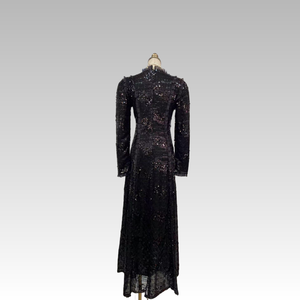 Abito da Sera di Lusso Modesto <span class=keywords><strong>con</strong></span> Paillettes Abaya Argento Dubai Vestito Maxi Musulmano Lungo da Festa per il Ramadan Abbigliamento di Design ODM - Product Image 4