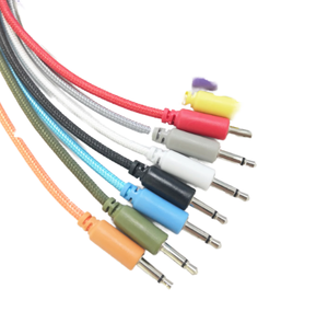 Câble de raccordement tressé en nylon mono de 3.5mm avec blindage en feuille Câbles de raccordement Eurorack pour synthétiseurs modulaires - Product Image 4