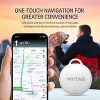Smart Tag Finder Code QR intégré Détecteur anonyme Contact Cartographie détaillée de la dernière localisation connue dans l'application mobile Companion