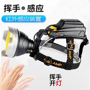 Lampe frontale Golfein à LED rechargeable et à intensité réglable pour le camping, la randonnée, la pêche - Product Image 4