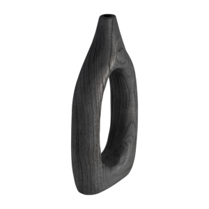 Vaso in Legno di Paulownia Intagliato per Arredamento Soggiorno, Vaso Casual per Fiori per Casa, Camera da Letto, Ufficio - Product Image 5